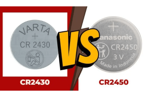 CR2430 vs CR2450 Batéria: veľkosť, charakteristiky batérie, aplikácie