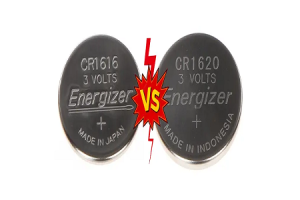 Porovnanie batérií Coin Cell Batteries: CR1616 verzus CR1620