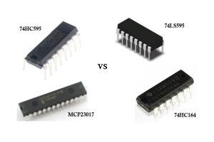 Pochopenie rozdielov medzi 74HC595, 74LS595, 74HC164 a MCP23017