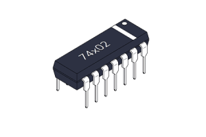 7400 Series Nor Gates: Preskúmanie funkcií a aplikácií 74LS02/74HC02