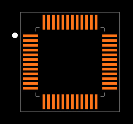 STM32F030C8T6  Footprint