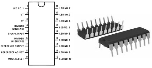 LM3915 Pinout