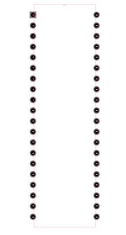  PIC16F877A PCB Footprint