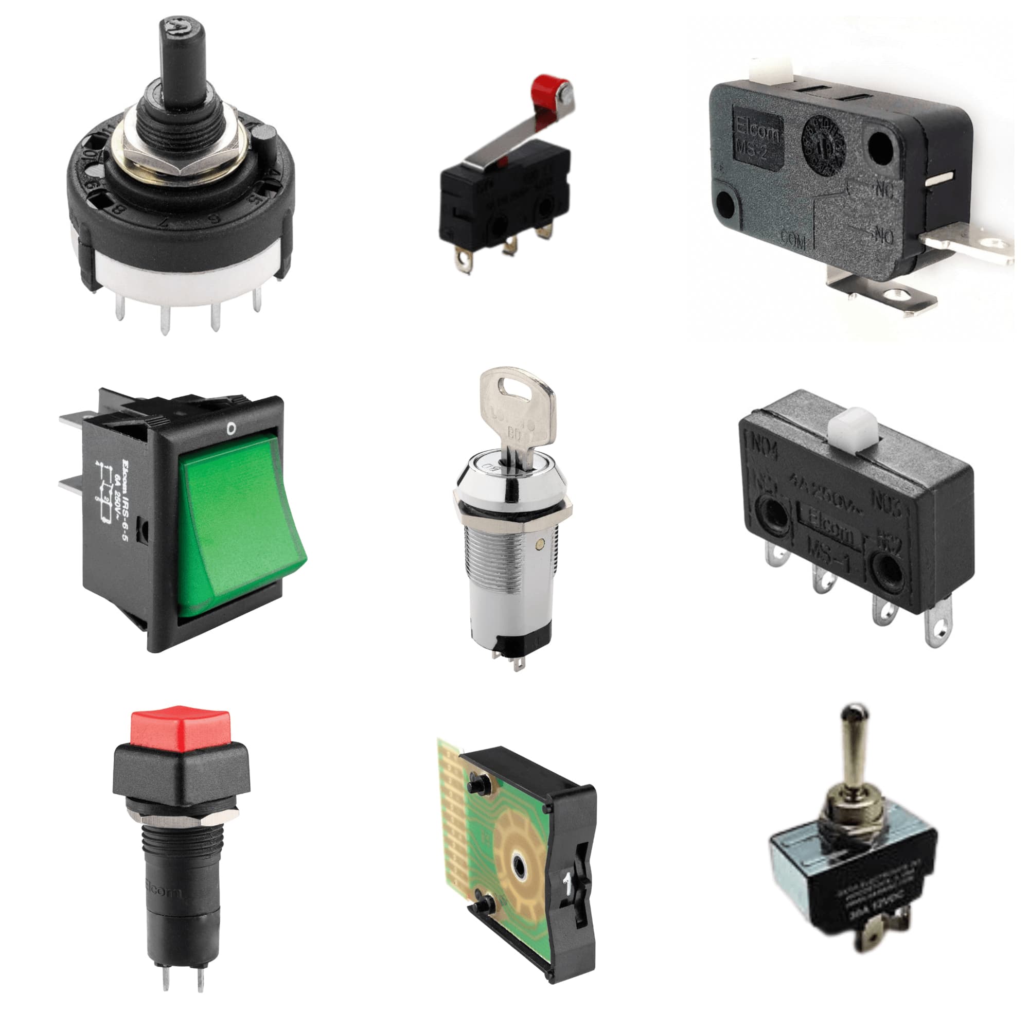 Various Types of Electronic Switches