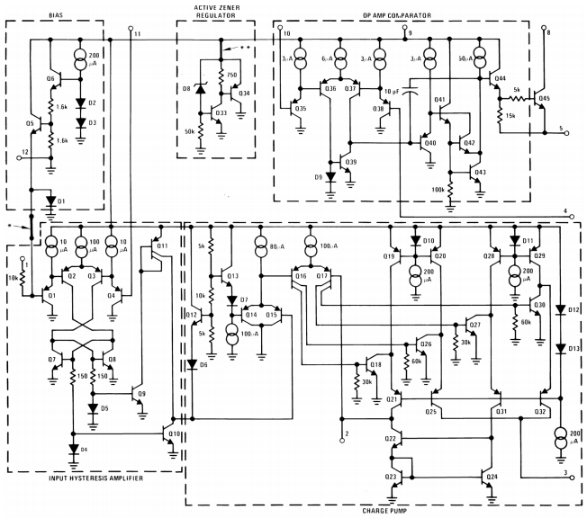 LM2907 Functional Block Diagram